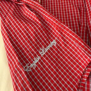 English Laundry Red Button Down Shirt